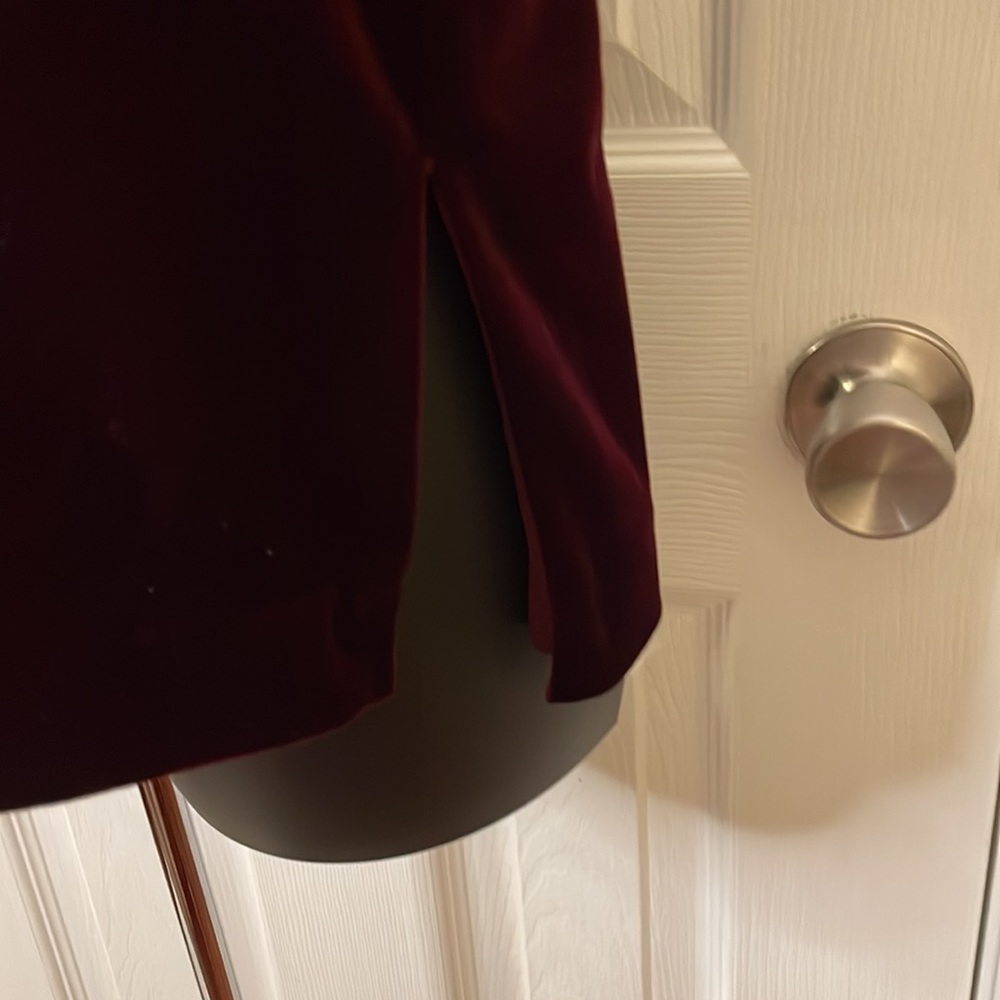 Gianni Bini Burgundy Thick Velvet Lined Racerback Camisole for Holidays XL - Picture 3 of 6